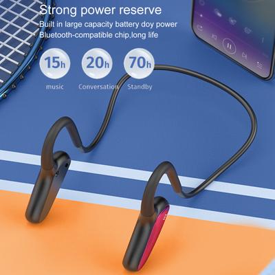 M-D8 Wireless Earphone Bluetooth-compatible 5.2 Bone Conduction Portable Comfortable Wearing Universal Headphone for Sports