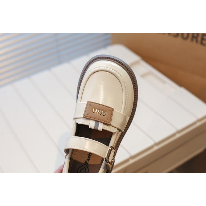 Scarpe Mary Jane Bambina Stile Britannico Scarpe Piatte Casual Principessa per Bambini