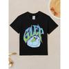 Tailles européennes Cartoon Rigolo Glep Coloré Vieux Dessin Animé Anglais T-shirt pour Enfants, Parfait pour les Filles