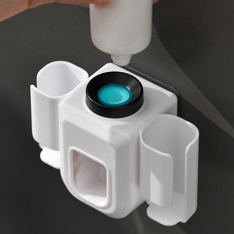 Distributeur automatique de dentifrice, presse-dentifrice mural, porte-brosse à dents, porte-dentifrice électrique sans perforation pour salle de bain