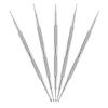 5-Piece Clay Art Embossing and Scoring Tool Set with Stainless Steel Round Heads for DIY Sculpture and Quilling
