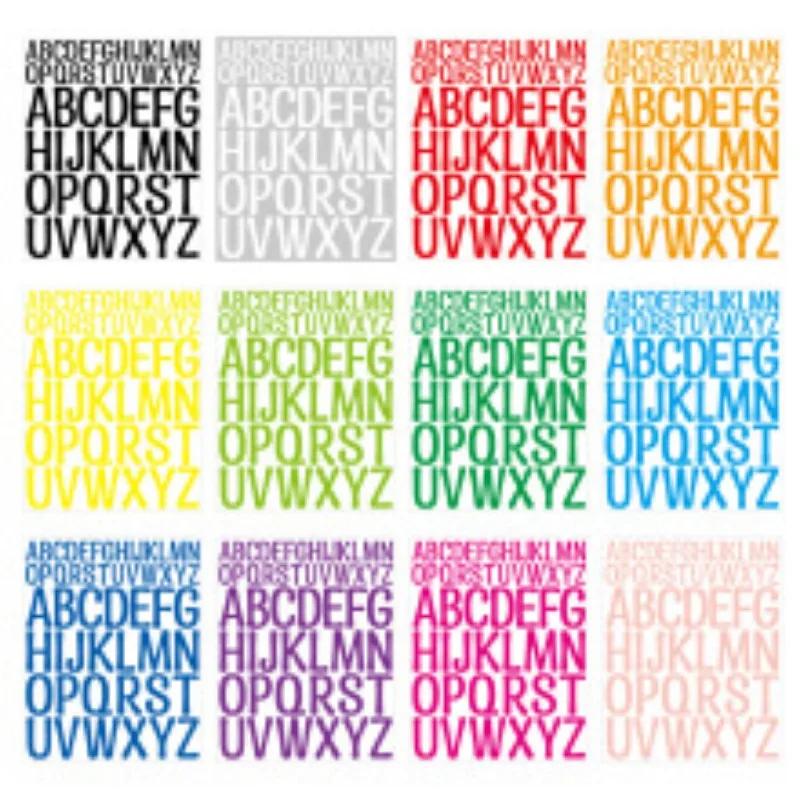 3pcs/set 3inch Rainbow Gold Color  English Letter DIY Home Decoration Letter Sticker Birthday Party Festival Decora Porp Paster