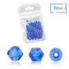 1000pcs  Wholesale Big Bag Colorful 4mm Bicone Crystal Beads Glass Beads Loose Spacer Beads Bracelet Jewelry Making Accessories