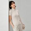 Yoga Clothes Women's Quick-drying Running Tight Sports Top Stand-up Collar Zipper Cycling Short-sleeved Jacket Pilates Top Summer