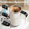 Mini taza de café eléctrica automezcladora, resistente al agua, apta para alimentos, taza de café, recargable por USB, taza magnética automática para té, 380 ml