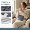 4PC Reusable Design Waist Wrap Oil Resistant Body Wrap Portable Castor Oil Pack  Waist Care
