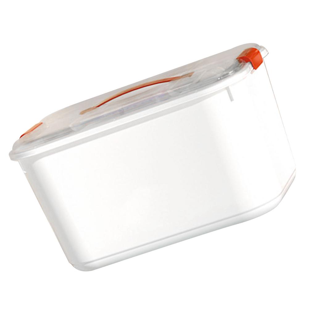 Emergency Box Multifunctional Large Capacity Multi Layer Plastic Emergency Box Organizer for Home Red
