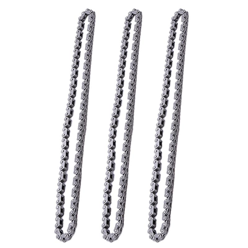 3X 90 Links Timing Chain For Gy6 125Cc 150Cc 152Qmi 157Qmj Engine Scooters Mopeds Atv Go Kart Quads