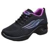 Ladies Chinese Dance Black Sneakers Shock Absorption Summer Dance Shoes Real Air Cushion Sports Modern Square Dance Shoes
