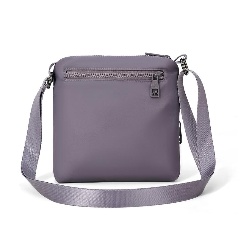 Solid Color Small Square Bag Women's Outdoor Waterproof Nylon Shoulder Crossbody Bag