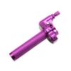 For ATV Quad Bike Motocross Moped Scooter Bike CNC Aluminum Parts 7/8" 22mm Universal Motorcycle Accelerator Throttle Twist Grip,Purple.