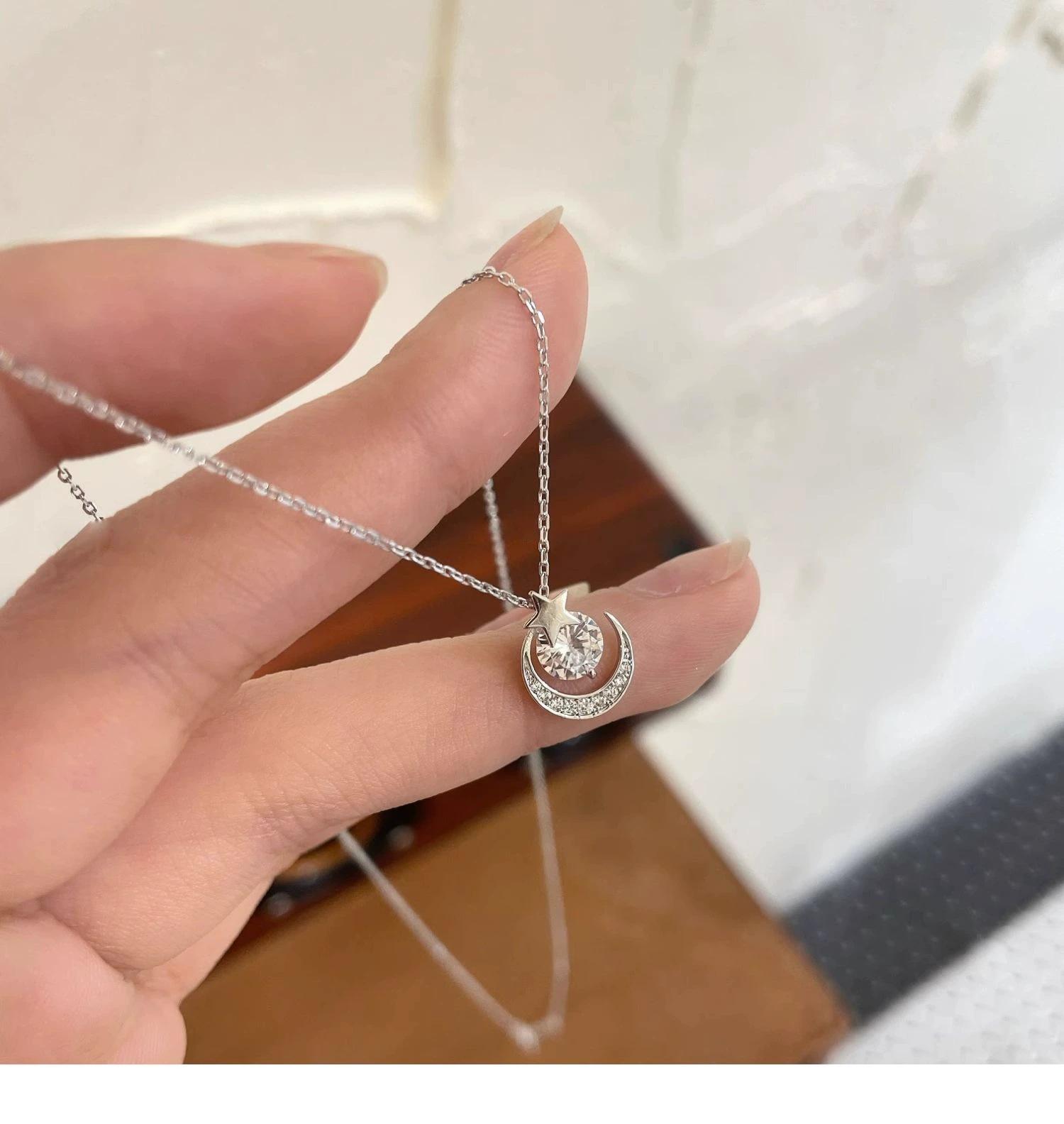 Trendy Silver Color Bow Pendant Necklace for Woman Simple Metal Bow Ribbon Clavicle Chain Necklace Party Jewelry