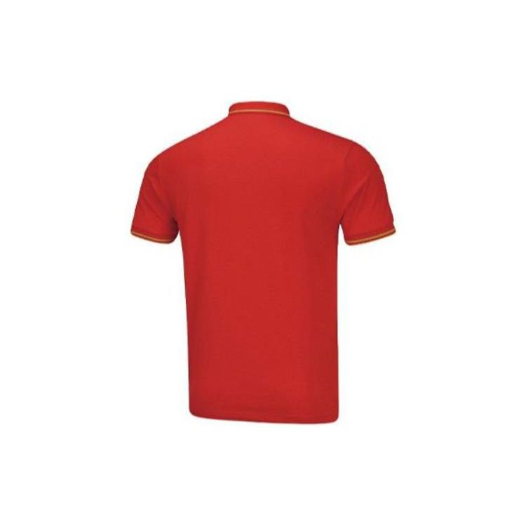 Li Ning Plain Casual Breathable Short Sleeve Polo Shirt Men Tops Red APLN251-1