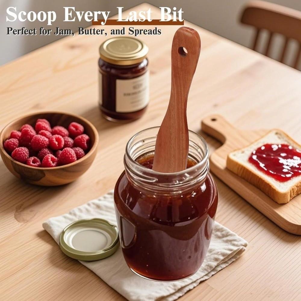 Špachtle na roztírání Dřevěný nástroj na kvásek Kuchyňské náčiní Rukojeť Škrabka Vaření