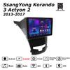Android Car-Play Car Radio For SsangYong Korando 3 Actyon 2 2013-2017 Multimedia Player Head Unit Stereo GPS Navigation BT WIFI,2+64GB
