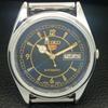 JAPAN VINTAGE REFURBISHED SEIKO 5 AUTOMATIC 6309A MENS BLUE DIAL WATCH A443355-1