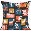 Invisible Zipper Throw Pillowcase Famous Art Floral Home Decor Satin