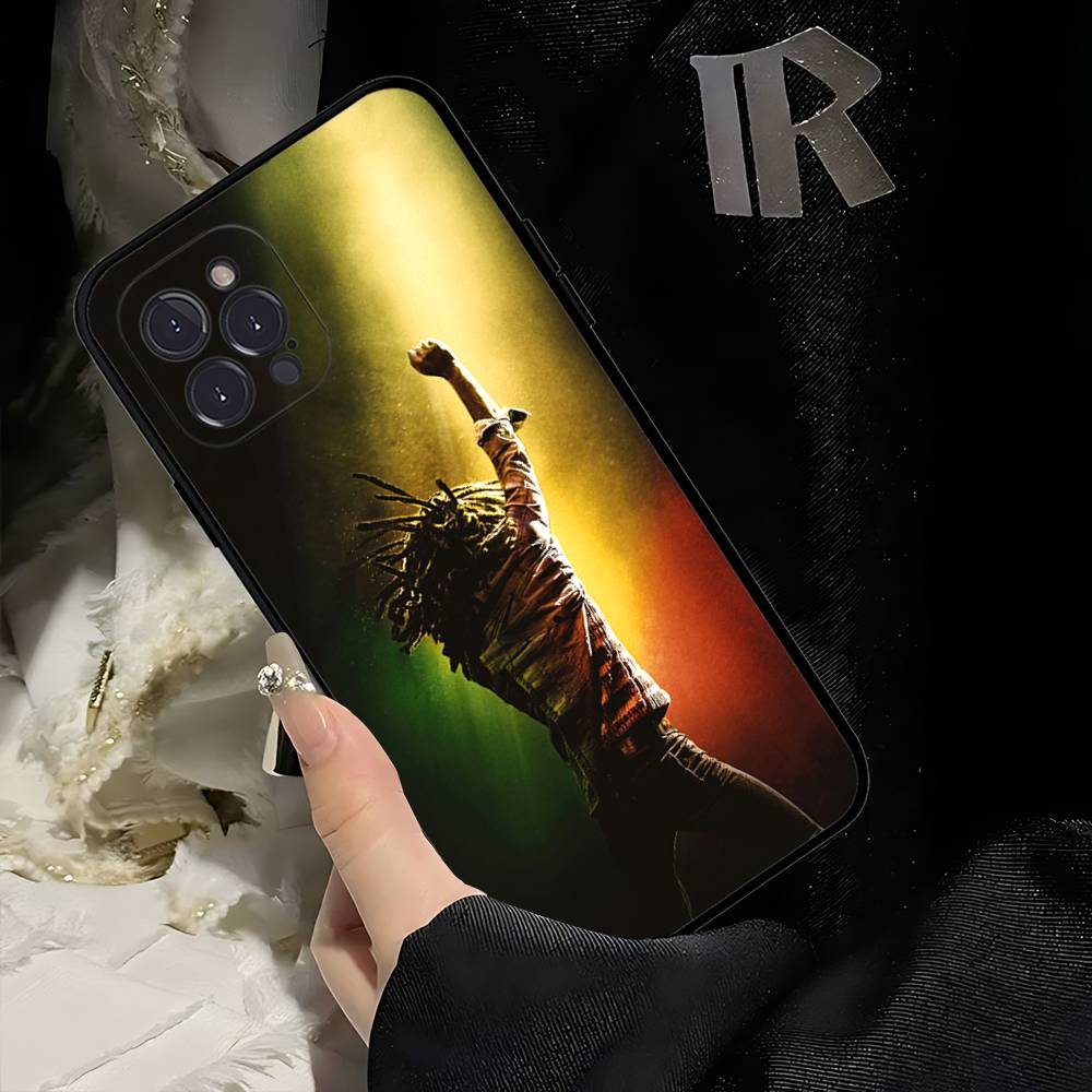 Bob Marley Singer Phone Case For iphone 17 16 15 16e 14 13 12 11 Pro Max Plus Case Cover Coque