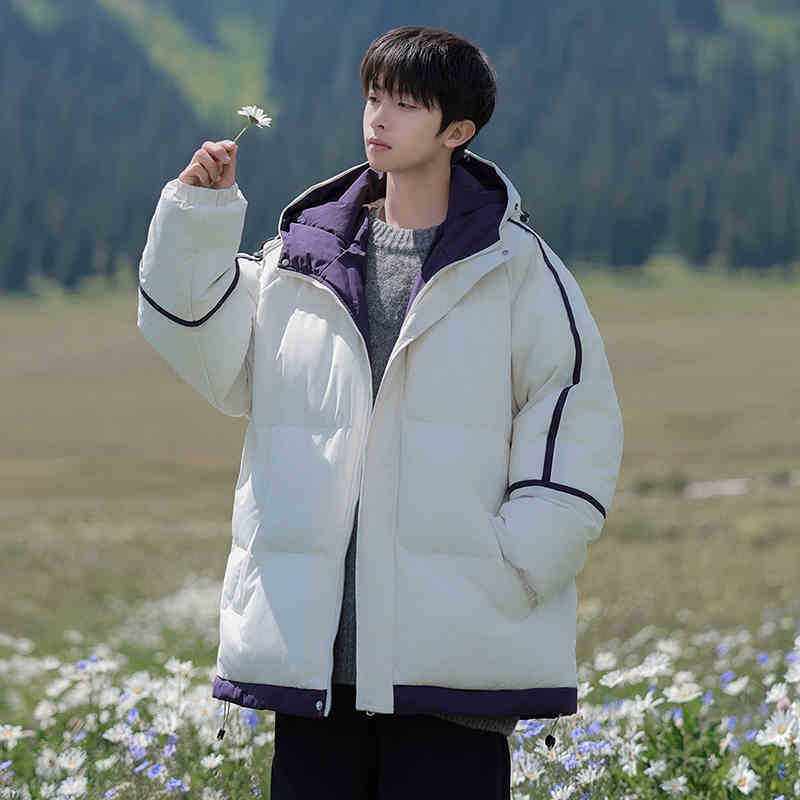 American cotton-padded clothes men's new loose cold-proof and warm cotton-padded jackets in winter, piled and thickened cotton-padded jackets