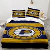 Pacers Basketball Team  Bedding Set 3pcs, High Quality Bedding Set Including 1pc Duvet Cover And 2pcs Pillowcases for Bedroom, Dormitory Gift