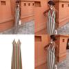 Polyester Wavy Jacquard Pattern V Neck Backless Dress For Summer Party Wear