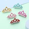 5Pcs Pet Small Dogs Cat Faux Pearl Crown Shape Bows Hair Clips Head Decoration for Pets Hairpins Decor Grooming Accessoires