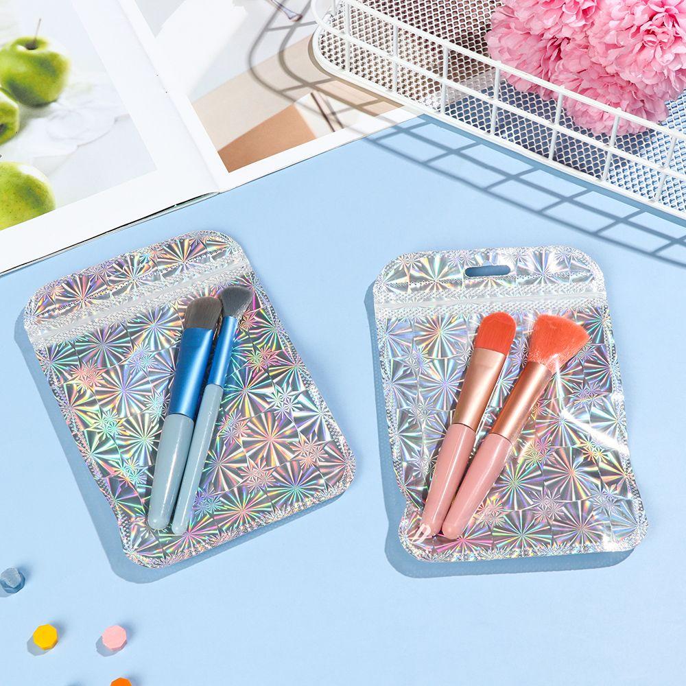 Présentoir à Bijoux Pliable Pochette d'Emballage en Feuille d'Aluminium Sac à Fermeture Zippée Pochettes Autoscellantes