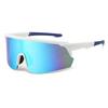 Oversized Sports Sunglasses Men Cycling Glasses Mirrored Outdoor Goggles Trendy Wrapped Anti-UV Riding Shades