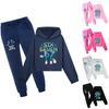 Children's Set , Boy And Girl Printed Thin Two,Piece Set With Long Sleeves And Pants