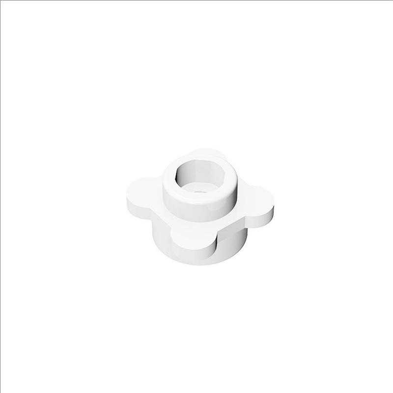

10pcs 33291 28573 Plate Round 1x1 with Flower Edge Block Moc Color Attachments Works featuring Brick DIY Children s Toy 10pcs білий