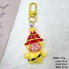 Starman Large Cute Cartoon Keychain Pendant - Creative Backpack Charm Cream Glue Accessory