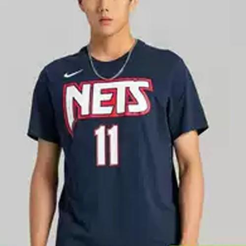 Nike No. 7 Alphanumeric Print Crew Neck Casual Short Sleeve T-Shirt for Men