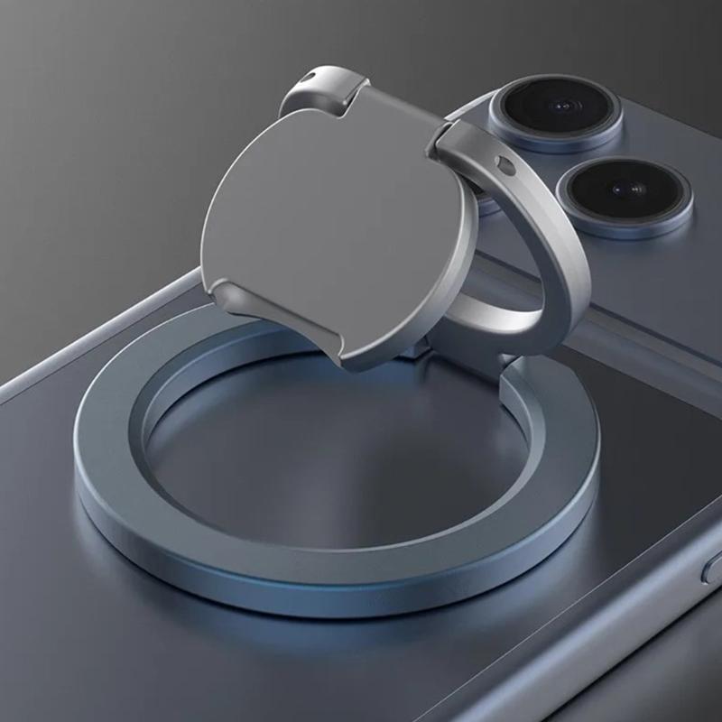 Finger Grip Stand Double Side Magnetic Holder Phone Mount Cellphone Kickstand Foldable Bracket for Phone 17 16 15