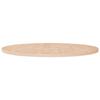 342906 vidaXL Round Table Top Ø90x2.5 Cm Solid Untreated Oak Wood