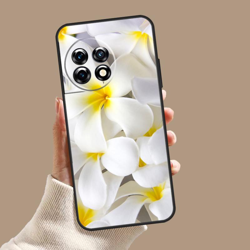 Tropical Paradise Hawaiian Flower Case For OnePlus 10T 8T 9R 10R 12R OnePlus 12 11 9 10 Pro Nord 2 CE 3 Lite N10 N20 N30 Cover