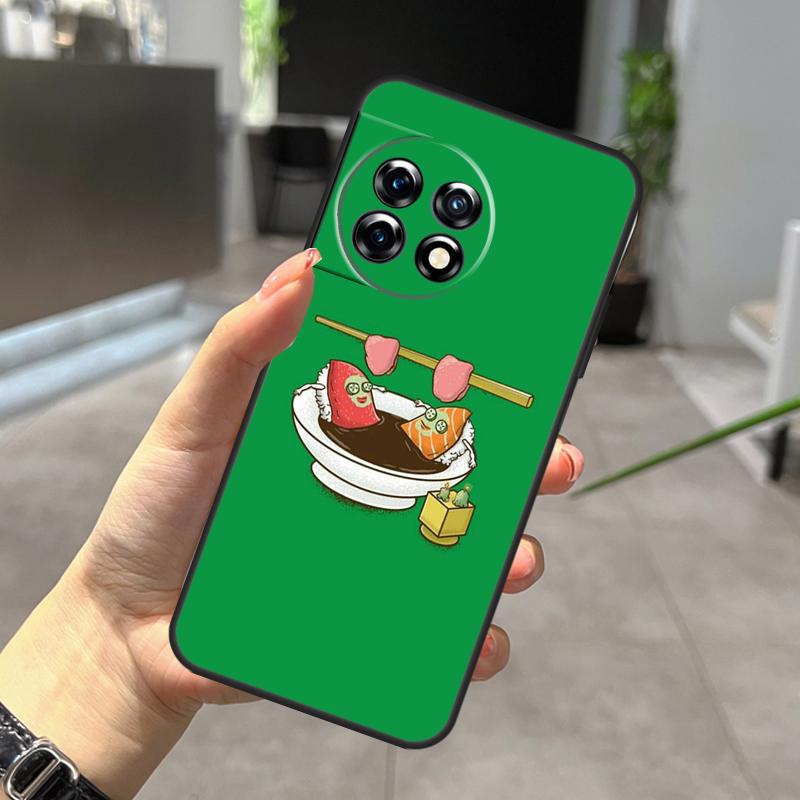 Japanisches Sushi Food Case Für OnePlus Nord N20 N30 CE 5 3 4 Lite OnePlus 15 13 12 11 10 Pro 10T 13T 13R 15R Hülle