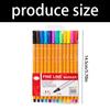 Water Based Ink Pen Precisions 0.4mm Tip Artist Markers For Detailed Drawing Writing Coloring Projects