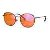 Better Sleep Glasses Red Lenses Long Time Working Orange Lensesround Frame Metal Eyeglasses Blue Light Color Lenses with Recipe