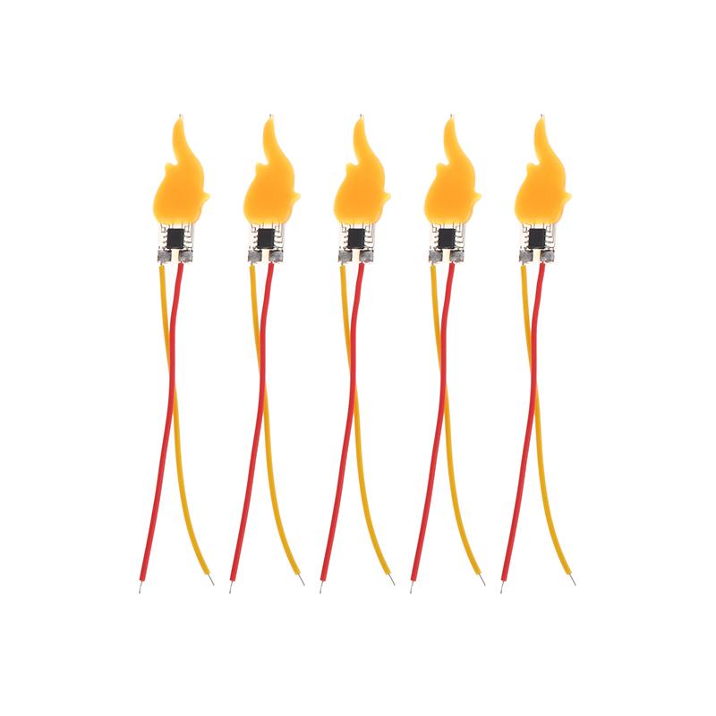 2/5/10Pcs Flame Light Bulbs 2200K Diode Flame Led Filament 3V Led Flame Effect Light Bulb For Newyear Christmas Party Decor