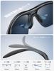 Sports Polarized for Asian TR90 UV400 TAC Polarized Mirror UV Blue Clear Gray [Lamicall] Sunglasses, Lenses, Running, Marathon, Hiking, Fishing,