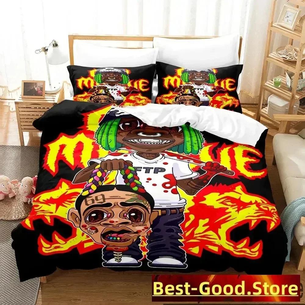 3D Print Zillakami Rapper Bedding Set Boys Girls Twin Queen King Size Duvet Cover Pillowcase Bed boys Adult Home Textileextile