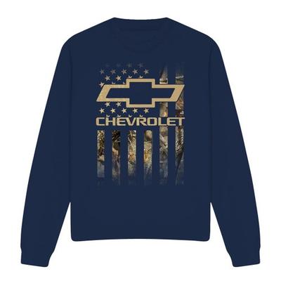 Chevrolet Unisex Vuxen Camo Flag Sweatshirt