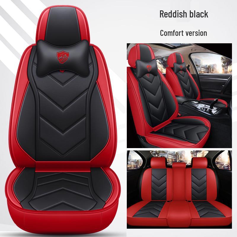 Napa Leather Full Coverage Front Car Seat Covers - All-Season and Universal Fit