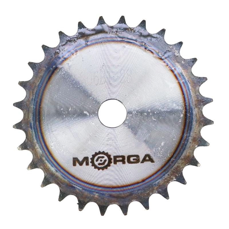 Hardened Chain Sprocket with Flange, Hub 06B-1 (R1 3/8) Z-28 Outer Diameter 88.8 MORGA