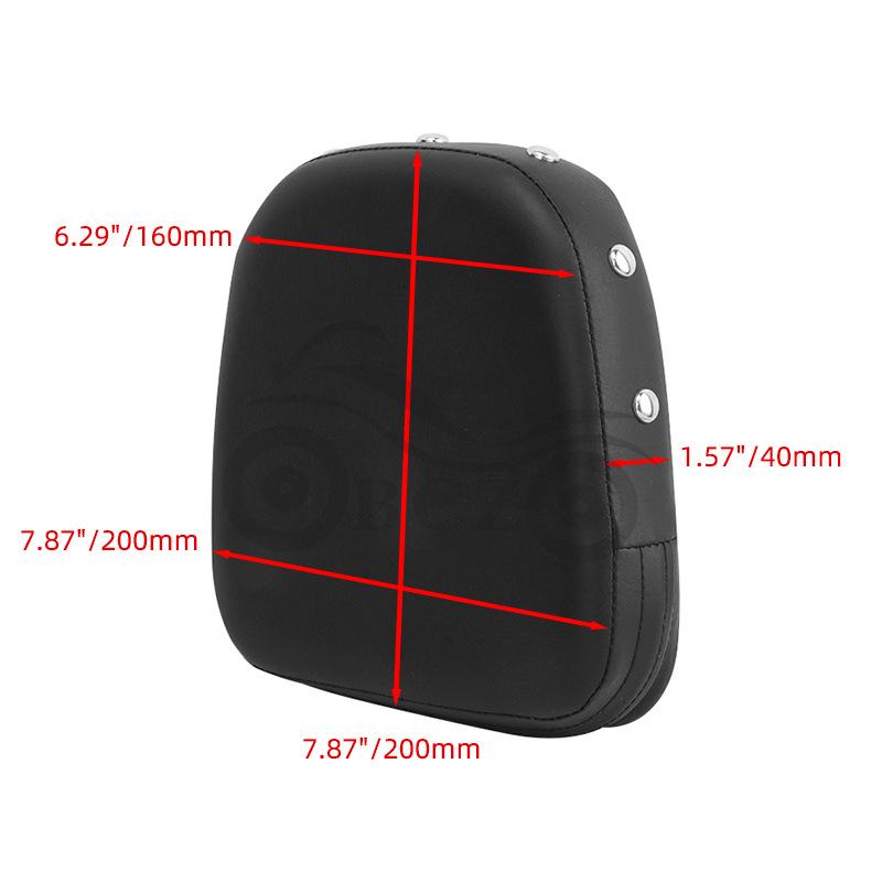 Universal Motorcycle Rear Backrest Bag for Harley Cruiser