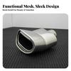 Stainless Steel Exhaust Tip Noise Reduction Stainless Steel Acoustic Damper Tip Universal Tailpipe Cover