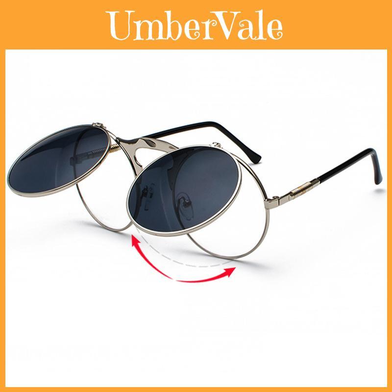 Vintage Gothic Steampunk Glasses With Premium Quality Alloy Frame And Ac Lenses
