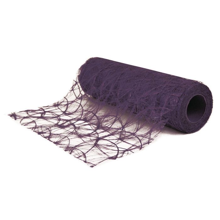 Fibre de soie : Modern, 30 cm, rouleau 25 m, lilas foncé