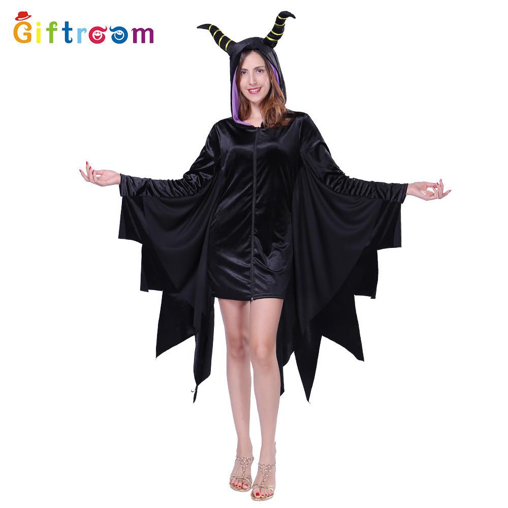 Purple And Chic Black Witch Dress For Women Great For Halloween Parties And Events Cosplay