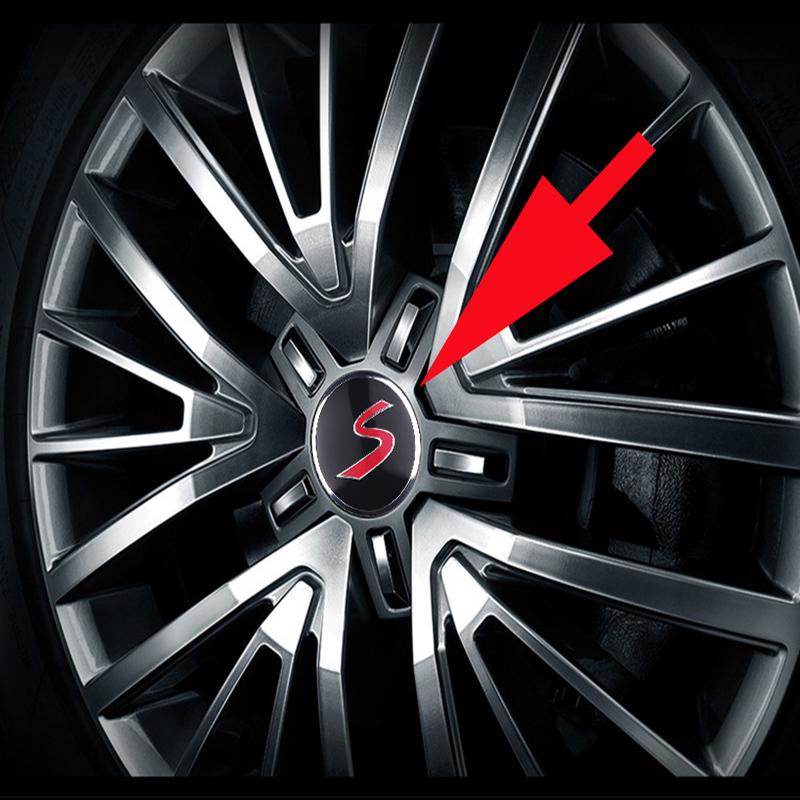 4PC 52/56MM Car Badge Wheel Center Hub Caps Cover Sticker Auto Refit Decal for Mini Cooper S R50 R52 R56 R57 R58 R60 F60 F56 F54